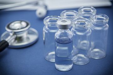 flasks vacuum in the hospital