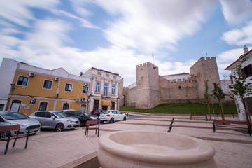 View of the ancient fortification of the city of Loule, Portugal.