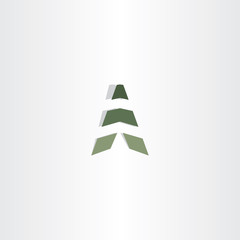 Obraz premium icon a letter a symbol design vector logo logotype
