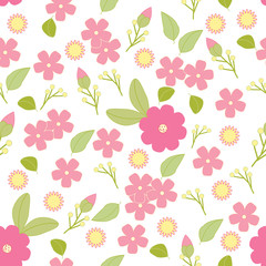 Vector isolated seamless pattern