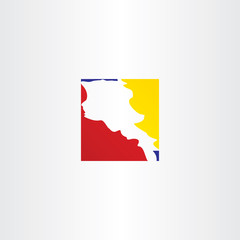 logo armenia map vector icon