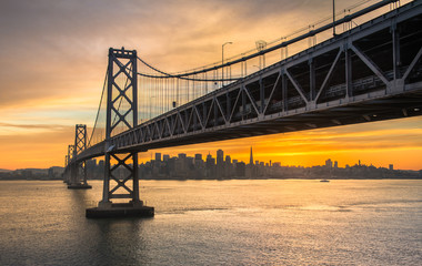 Fototapeta na wymiar Bay Bridge San Francisco