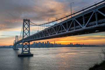 Obraz na płótnie Canvas Bay Bridge San Francisco