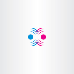 Obraz premium radio waves interference vector icon