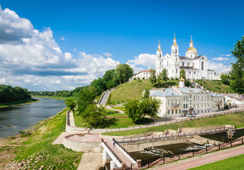 Holy Assumption Cathedral of the Assumption on the hill and the