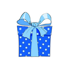 Подарок-4- синего цвета (комплект).