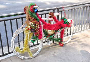 Decorated bike