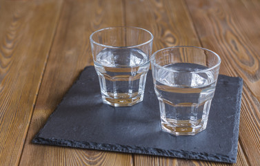 Two glasses of water