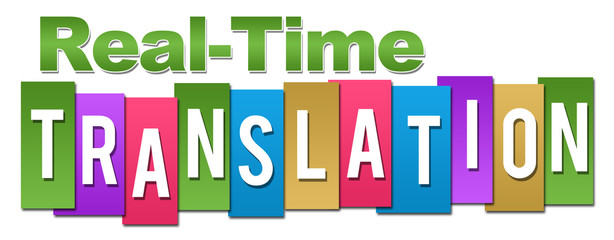 Real-Time Translation Professional Colorful 