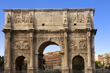 Fototapeta na wymiar Triumphal arch. Rome. Italy