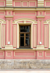 window on facade