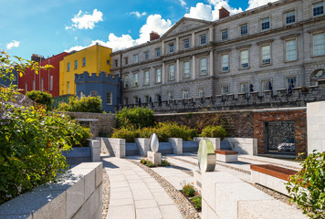 Fototapeta premium Ireland, Dublin, the Dublin Castle memorial