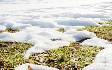 melting snow