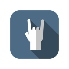 rock hand sign icon