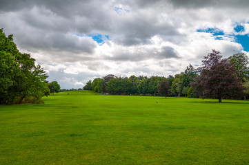 Fototapeta na wymiar Ireland, Kilkenny, the Castle's garden