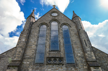 Ireland, Kilkenny, the St Canice's cathedral facade