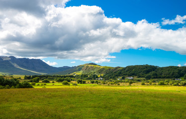 Obraz premium Ireland, Calway county, landscape of the Connemara area,