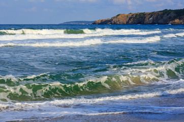 Sea view from beach.