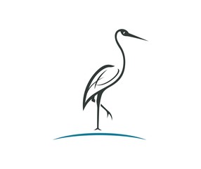 Fototapeta premium Stork logo