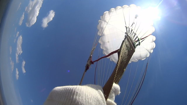 First Parachute Jump