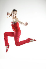 Dancer in red