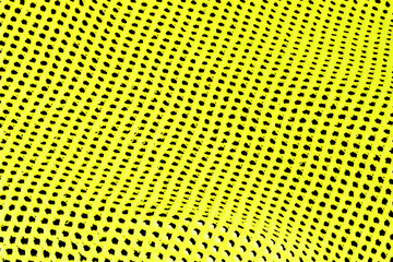 Abstract background of yellow and black holes in row