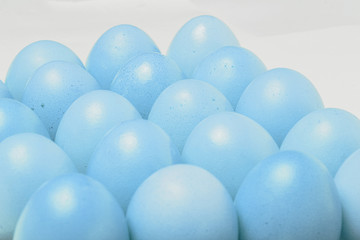 Blue eggs for Easter 