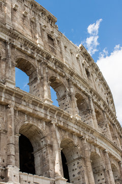 view of the colosseum in rome