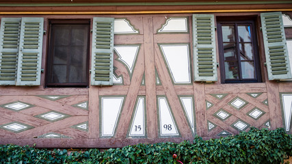 Old houses in Ladenburg, Germany