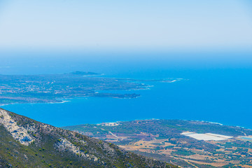 Panoramic view of south Crete, Greece