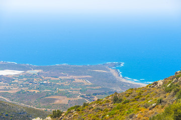 Fototapeta na wymiar Panoramic view of south Crete, Greece