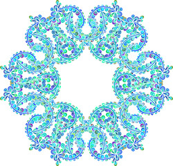 Hand drawn vector doodle mandala