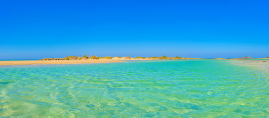 Elafonisi, one of the most famous beaches in the world, Crete, G