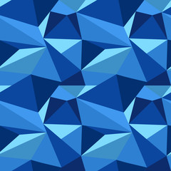 polygonal blue pattern