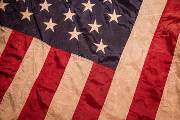 Vintage American Flag Background