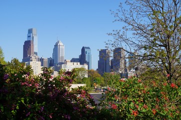 A view over Philadelphia, USA.