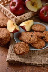 biscotti ai cereali e mele fatti in casa