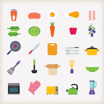 Foods and kitchenware