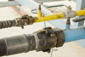 pipe and valve of LPG gas transplant