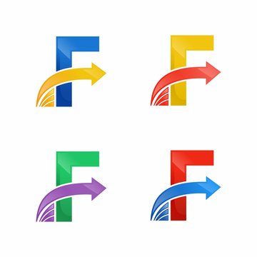 F Icon Logo Vector