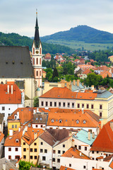 Cesky Krumlov from the top, Cesky Krumlov, czech republic, europe