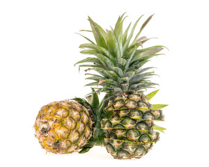 Pineapple on white background.