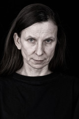 Sad Adult Woman Expression