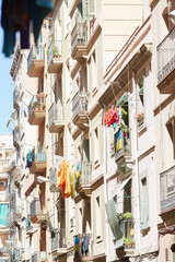 Fototapeta na wymiar streets of Barcelona