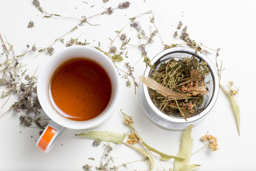 Linden and thyme tea 