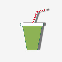 Milkshake drink cocktail icon