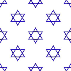 Star of David seamless pattern