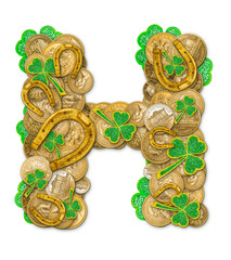 St. Patricks Day holiday letter H
