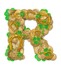 St. Patricks Day holiday letter R