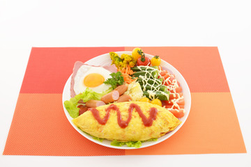 おいしそうなオムライス